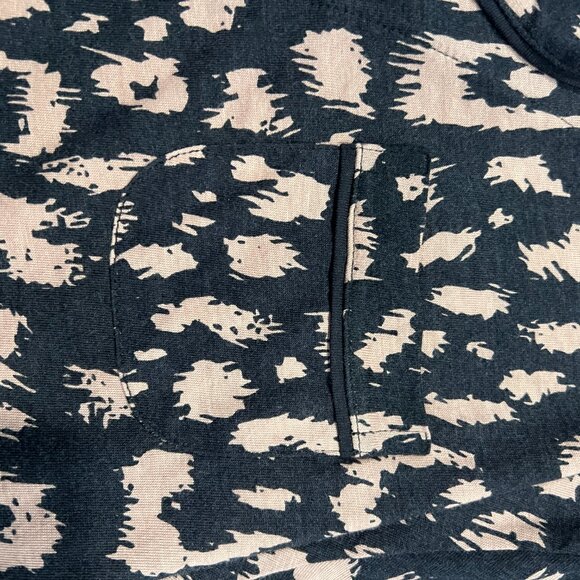 NWT Cosabella Stitch Fix PJ Pajama Lounge Set Black Pink Leopard Cheetah Large - Picture 10 of 12